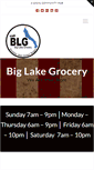 Mobile Screenshot of biglakegrocery.com